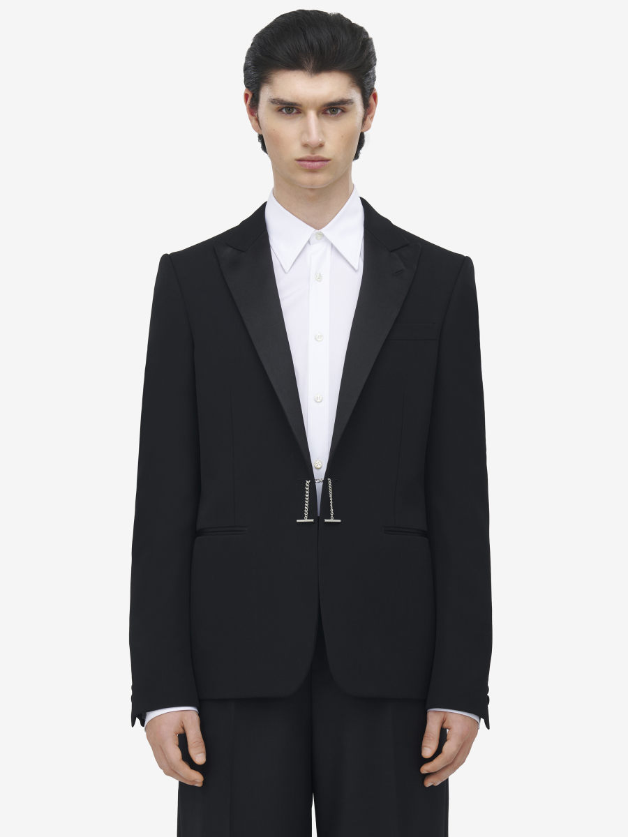 ALEXANDER MCQUEEN - Single-breasted Jacket - Item 822415QVAAA1000